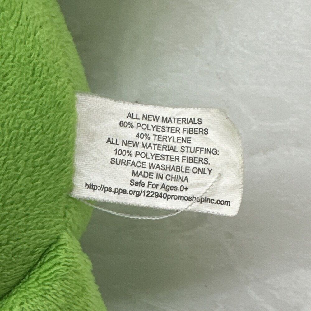 Harmony Alien Z Stuffed 10" Plush Toy UFO Space Green Orange Cute Preowned - Picture 4 of 4
